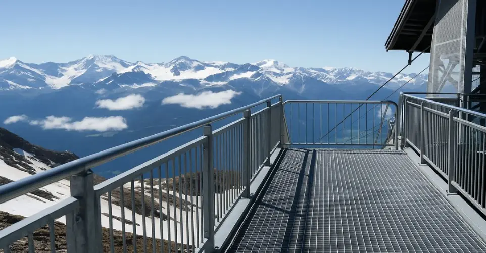 Geländer Seilbahnzugang Tirol Geländer Seilbahnzugang Tirol