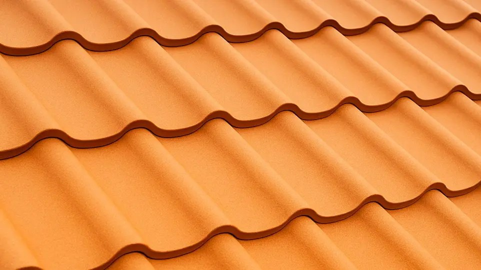 Orange Dachziegel Orange Dachziegel