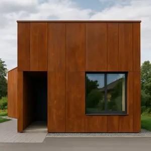 Cortenstahl Fassade Tirol